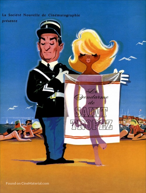 Le gendarme de St. Tropez - French Movie Poster