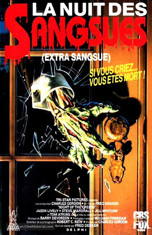 Night of the Creeps - French VHS movie cover