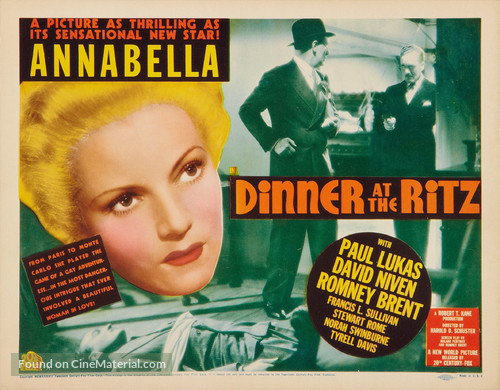 Diner bij Ritz - Movie Poster