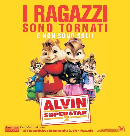 Alvin and the Chipmunks: The Squeakquel - Swiss Movie Poster