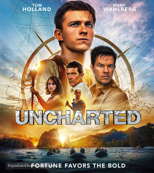 Uncharted - Blu-Ray movie cover