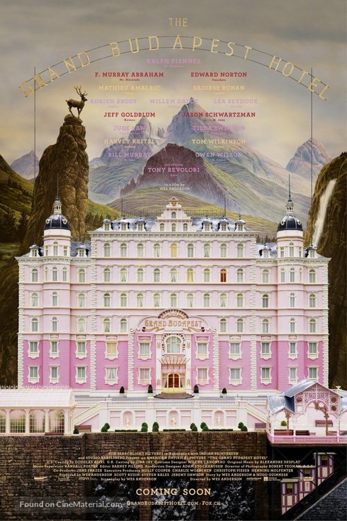 The Grand Budapest Hotel - Swiss Movie Poster