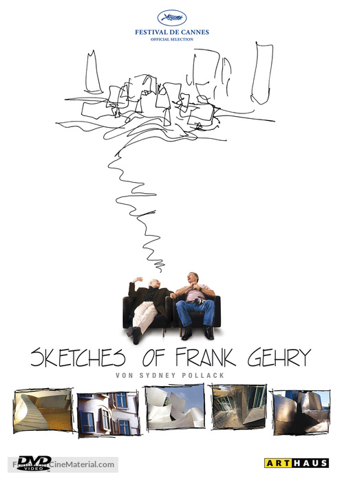 Sketches of Frank Gehry - German poster