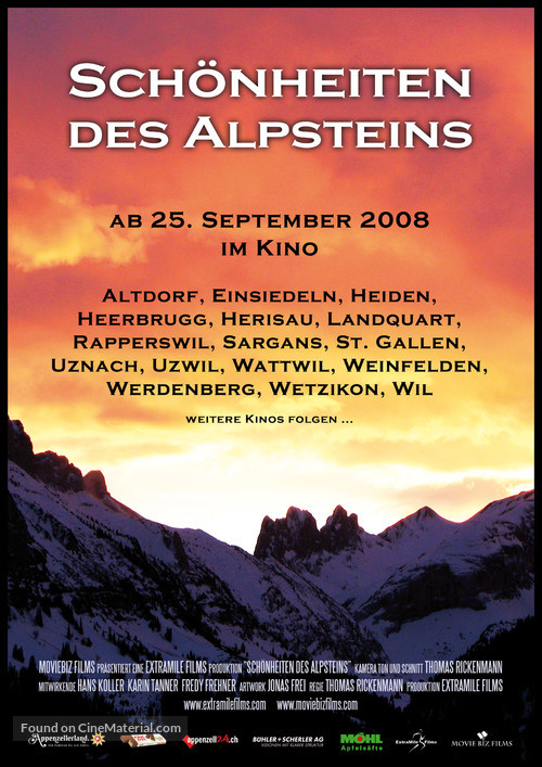 Sch&ouml;nheiten des Alpsteins - Swiss Movie Poster