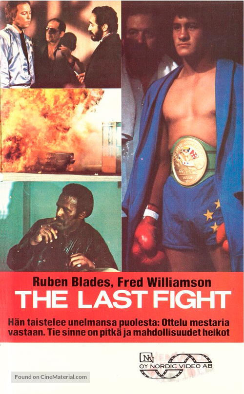 The Last Fight - Finnish VHS movie cover