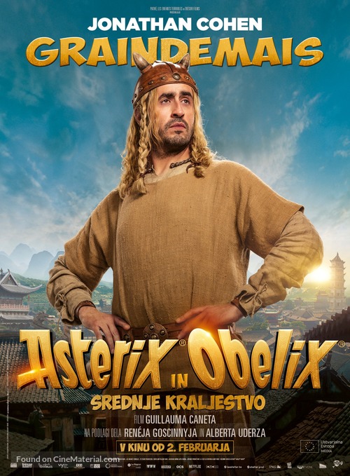 Ast&eacute;rix &amp; Ob&eacute;lix: L&#039;Empire du Milieu - Slovenian Movie Poster