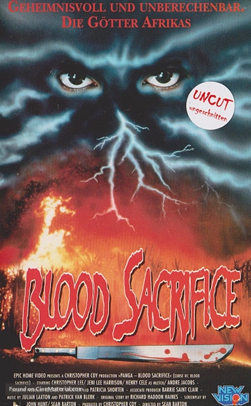Curse III: Blood Sacrifice - German VHS movie cover