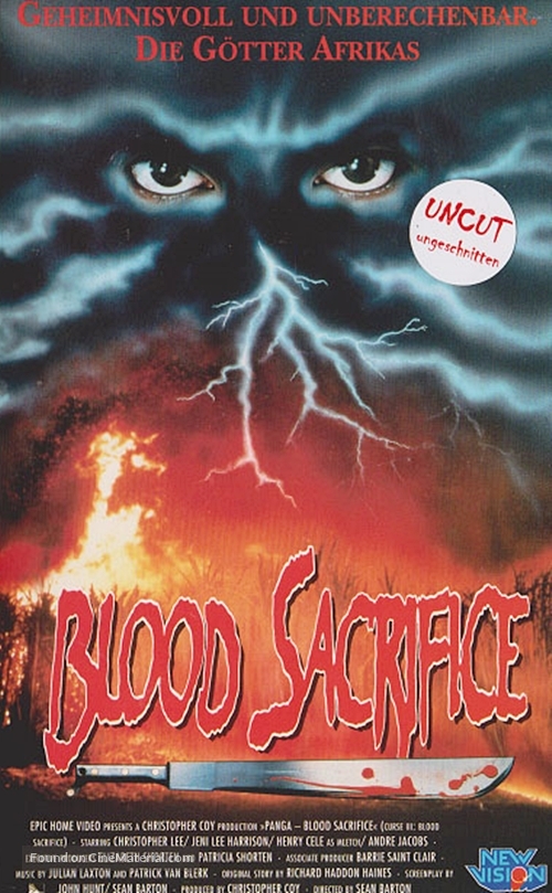 Curse III: Blood Sacrifice - German VHS movie cover