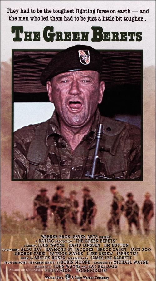 The Green Berets - VHS movie cover