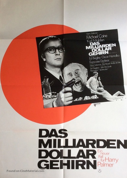 Billion Dollar Brain - German Movie Poster