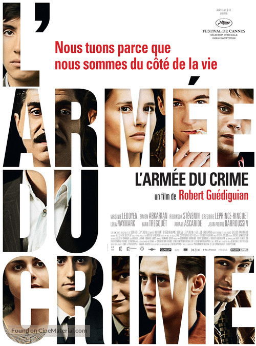 L&#039;arm&eacute;e du crime - French Movie Poster