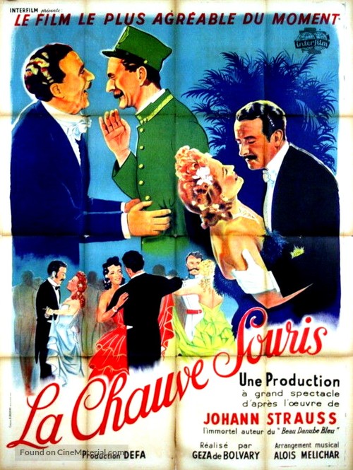 Die Fledermaus - French Movie Poster