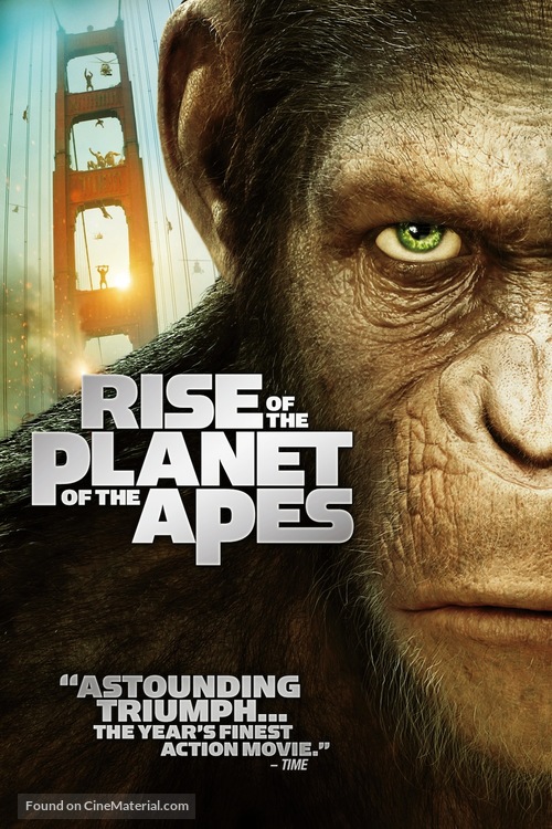 Rise of the Planet of the Apes - DVD movie cover