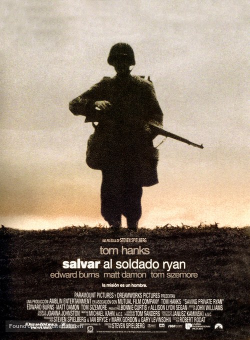 Saving Private Ryan - Spanish Movie Poster