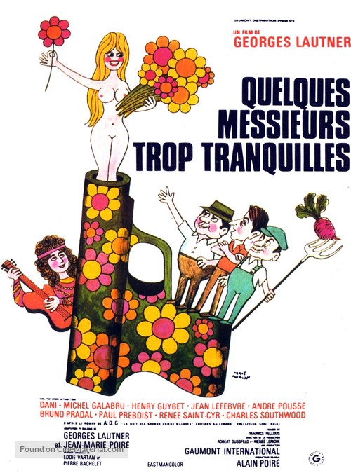 Quelques messieurs trop tranquilles - French Movie Poster