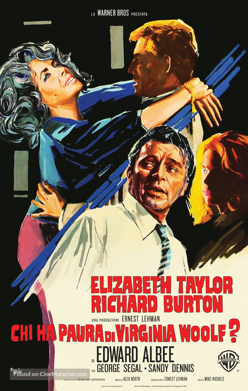 Who&#039;s Afraid of Virginia Woolf? - Italian Movie Poster
