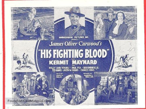 His Fighting Blood - poster