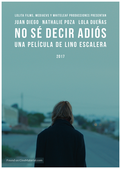 No s&eacute; decir adi&oacute;s - Spanish Movie Poster