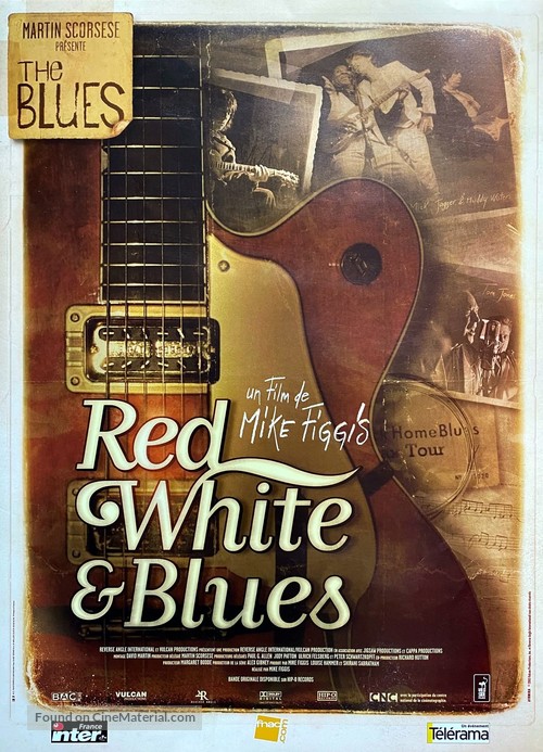 &quot;The Blues&quot; Red, White and Blues - French Movie Poster