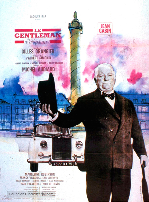 Le gentleman d&#039;Epsom - French Movie Poster