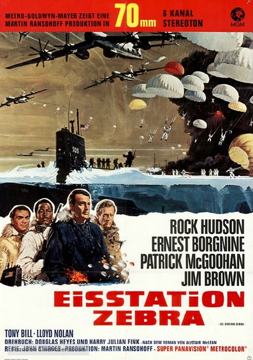 Ice Station Zebra - German Movie Poster