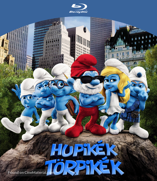 The Smurfs - Hungarian Blu-Ray movie cover