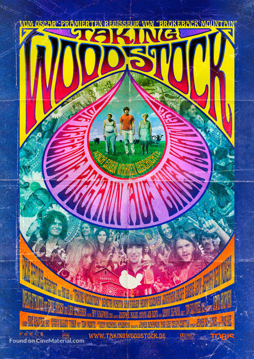 Taking Woodstock - German Movie Poster