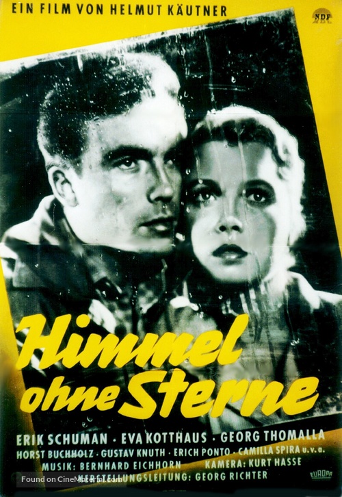 Himmel ohne Sterne - German Movie Poster