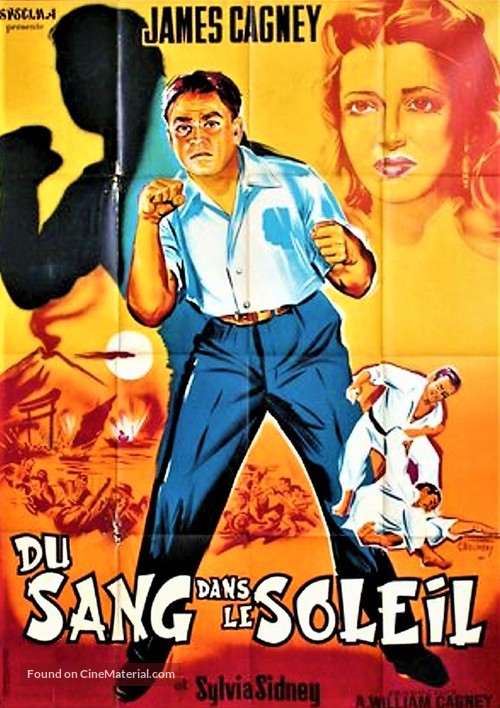 Blood on the Sun - French Movie Poster
