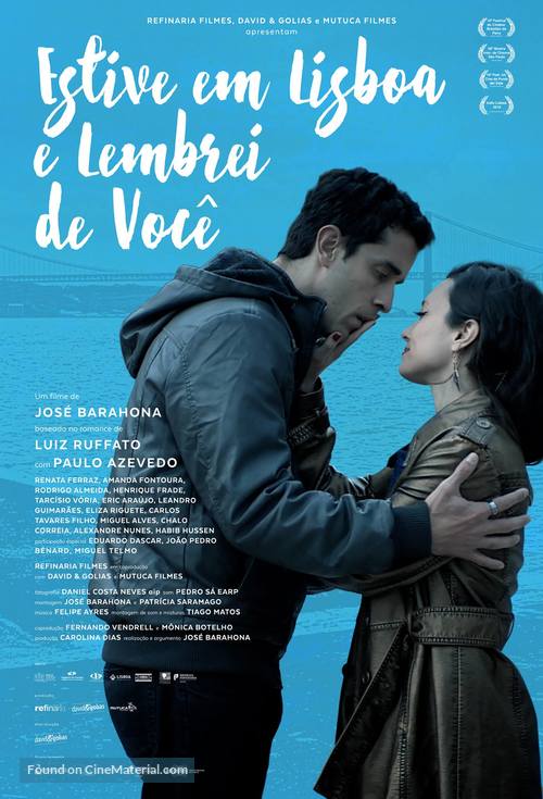 Estive em Lisboa e Lembrei de Voc&ecirc; - Portuguese Movie Poster