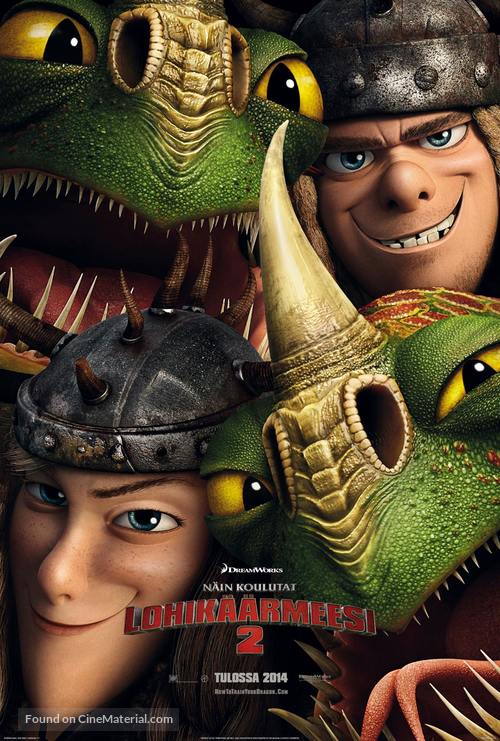 How to Train Your Dragon 2 - Finnish Movie Poster