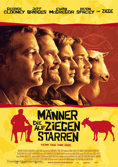 The Men Who Stare at Goats - German Movie Poster
