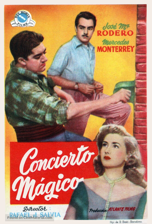 Concierto m&aacute;gico - Spanish Movie Poster