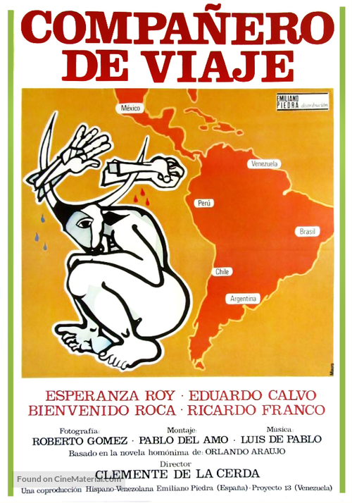 Compa&ntilde;ero de viaje - Spanish Movie Poster