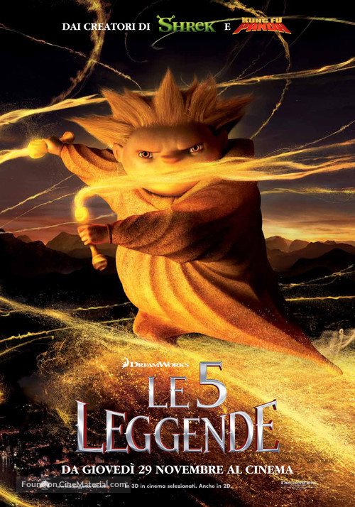 Rise of the Guardians - Italian Movie Poster