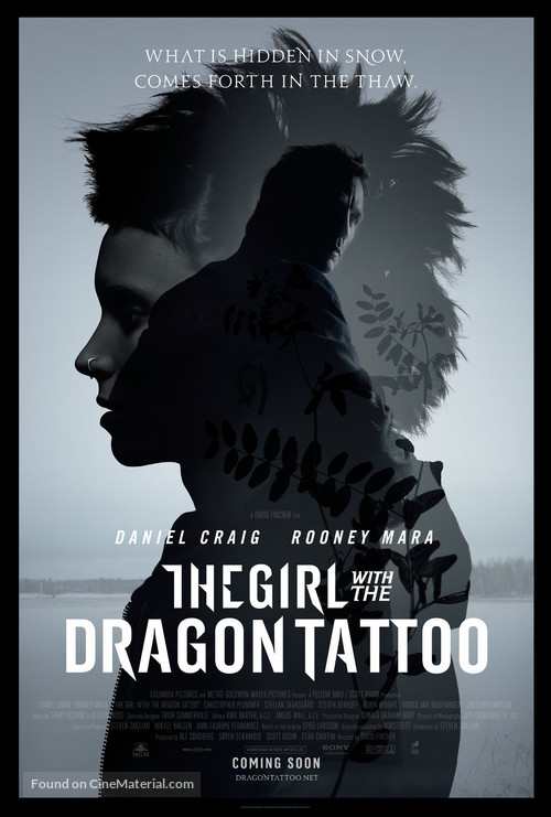 The Girl with the Dragon Tattoo - British Movie Poster