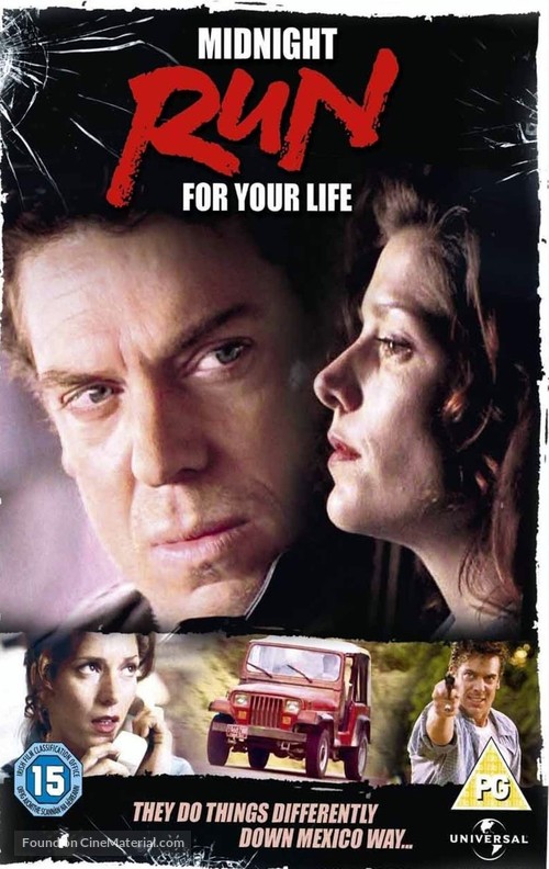 Midnight Run for Your Life - British DVD movie cover
