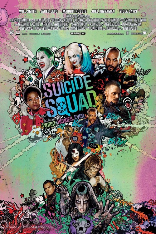 Suicide Squad - Danish Movie Poster