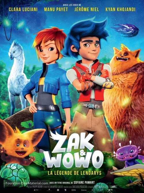 Zak &amp; Wowo, la l&eacute;gende de Lendarys - French Movie Poster