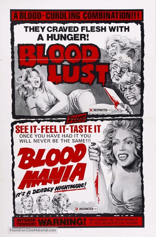 Blood Mania - Combo movie poster