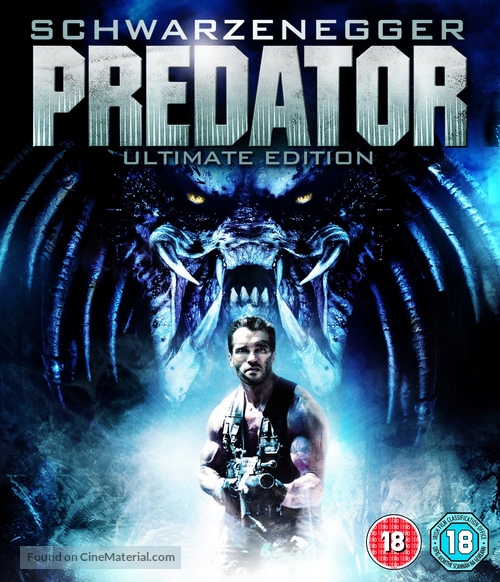 Predator - British Blu-Ray movie cover