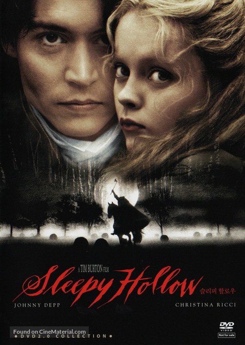 Sleepy Hollow - South Korean DVD movie cover