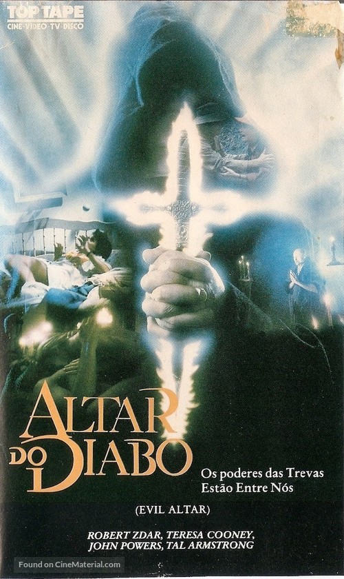 Evil Altar - Brazilian VHS movie cover