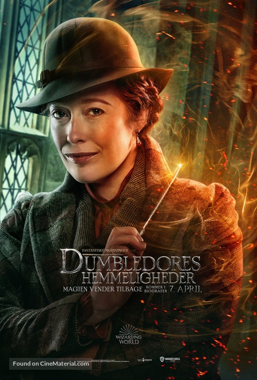 Fantastic Beasts: The Secrets of Dumbledore - Danish Movie Poster