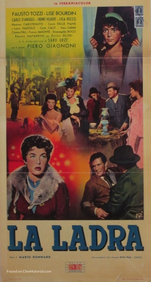 La ladra - Italian Movie Poster