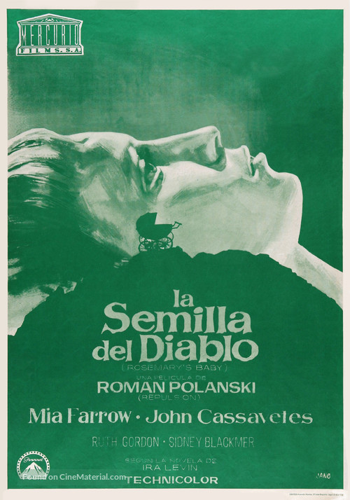 Rosemary&#039;s Baby - Spanish Movie Poster