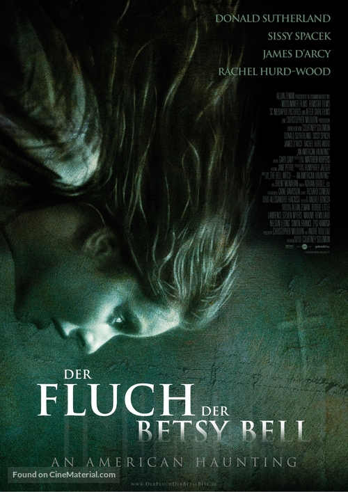 An American Haunting - German DVD movie cover