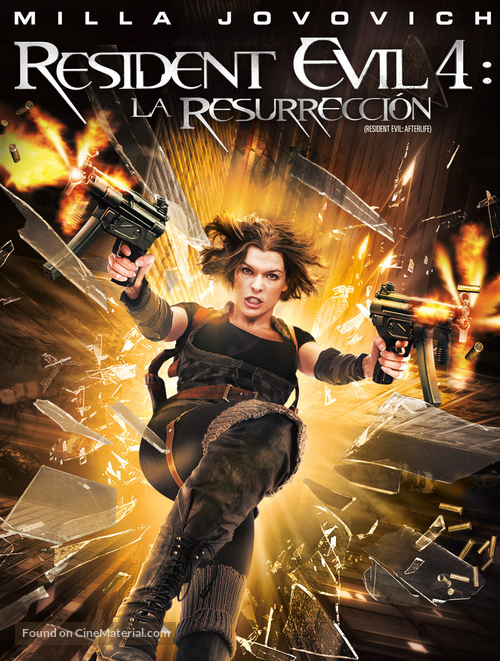 Resident Evil: Afterlife - Mexican Movie Cover