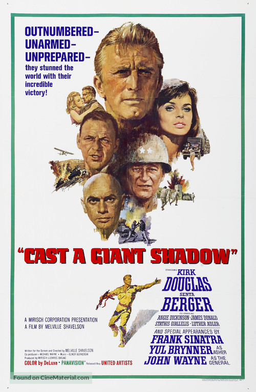 Cast a Giant Shadow - Movie Poster