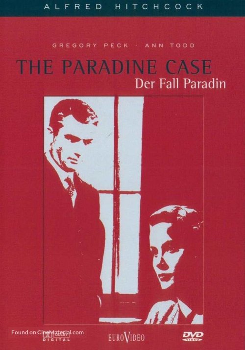 The Paradine Case - German DVD movie cover